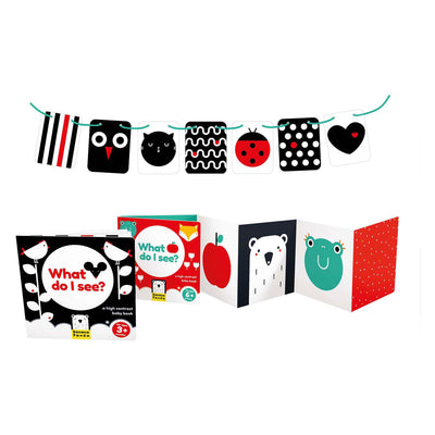 Bananenpanda – kontrastreiches Babyset