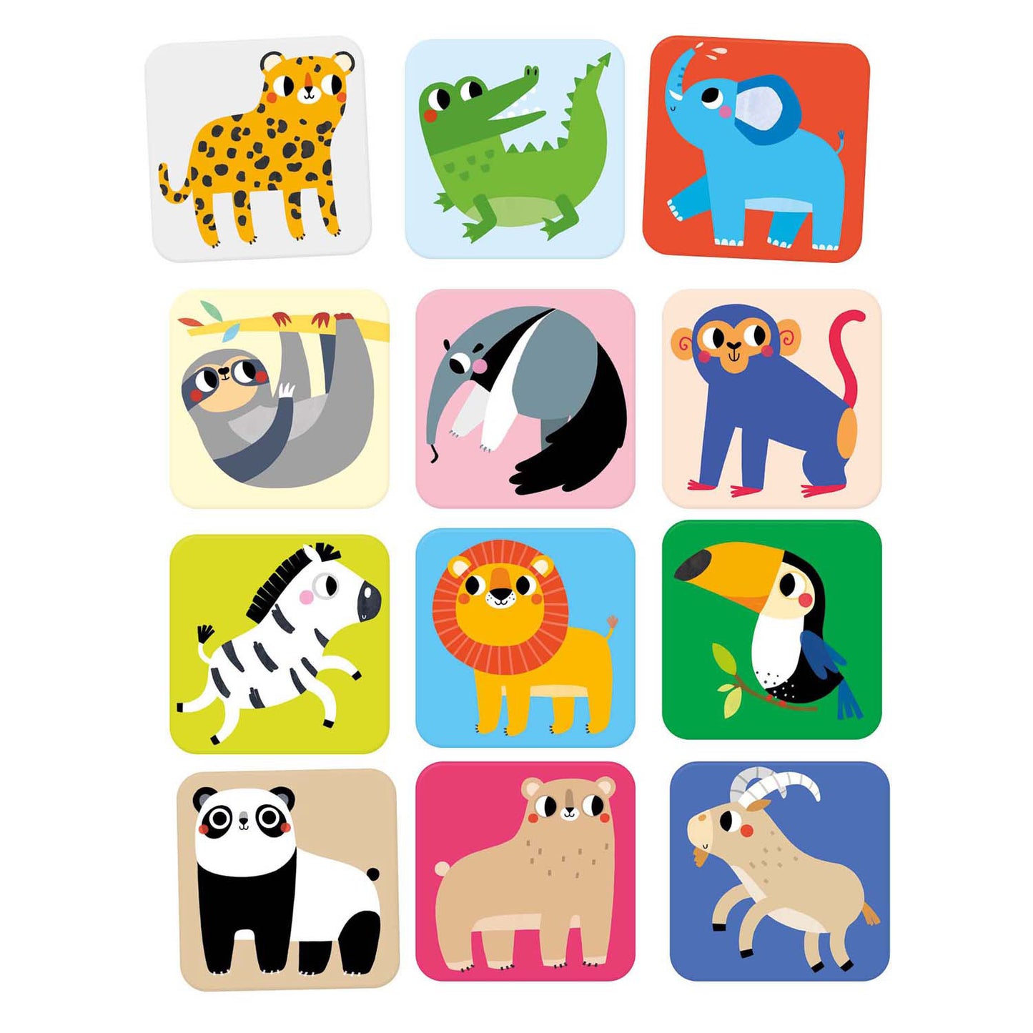 Banana Panda - Large Memory Game Wildtiere - 24st.