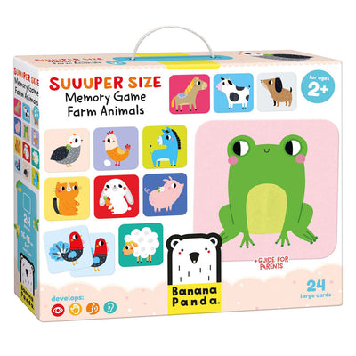 Banana Panda - große Memory Game Nutztiere - 24st.