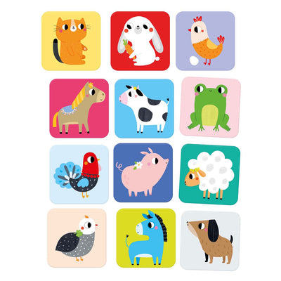 Banana Panda - große Memory Game Nutztiere - 24st.