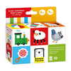 Bananenpanda – kontrastreiche Babykarten – 6–9 Monate
