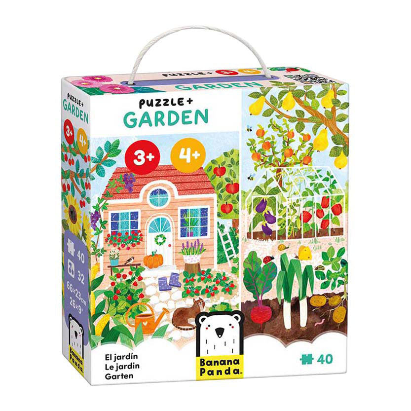 Bananenpanda - Puzzlegarten - 40 Teile