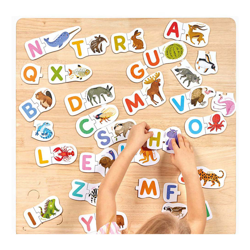 Bananenpanda - Puzzle-Buchstaben - 26 Teile.