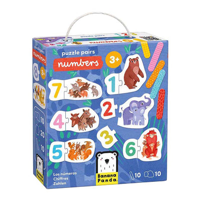 Bananenpanda - Zahlenpuzzle - 20 Teile.