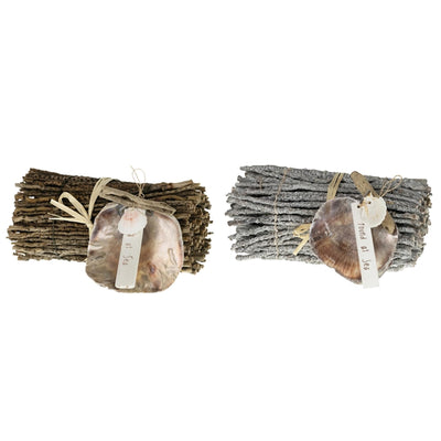 Naturel Collections Kokosfinger-Bündel mit Muscheln 20 cm