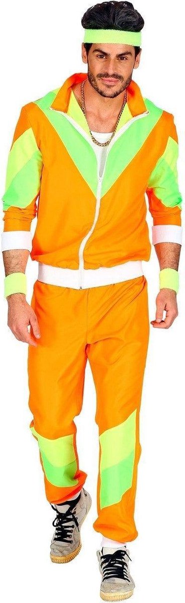 Finidi Trainingsanzug orange 80er Jahre