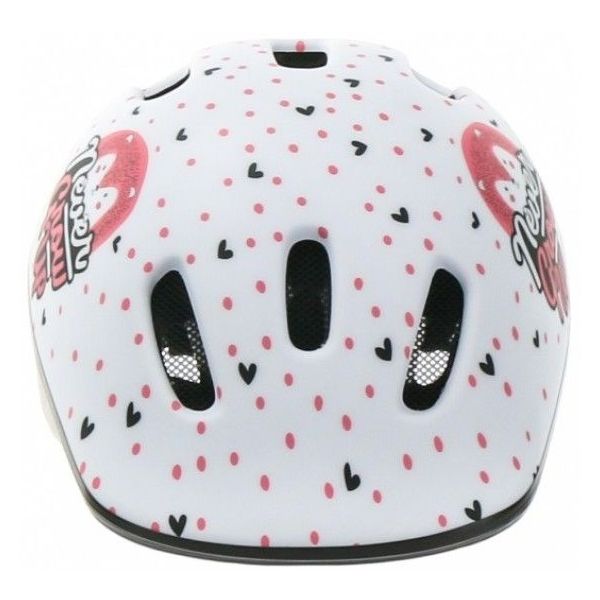 Polisport Kinderhelm Hoggy. Größe: xxs (44 48 cm), Farbe: Weiß rosa Matt