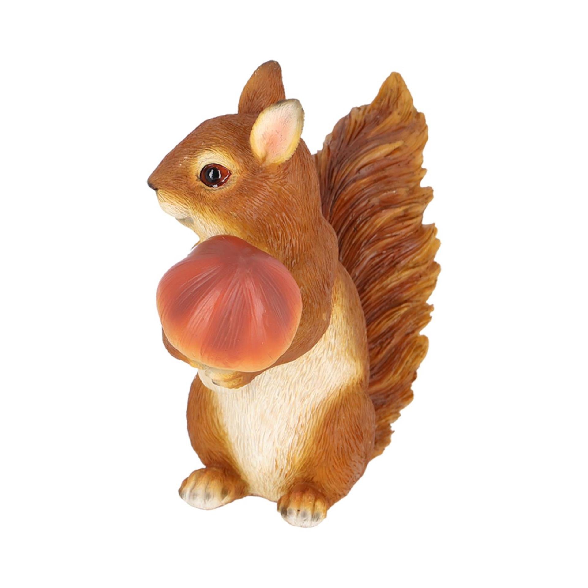 Esschert Design Esschert Eichhörnchen mit Steinpilzen