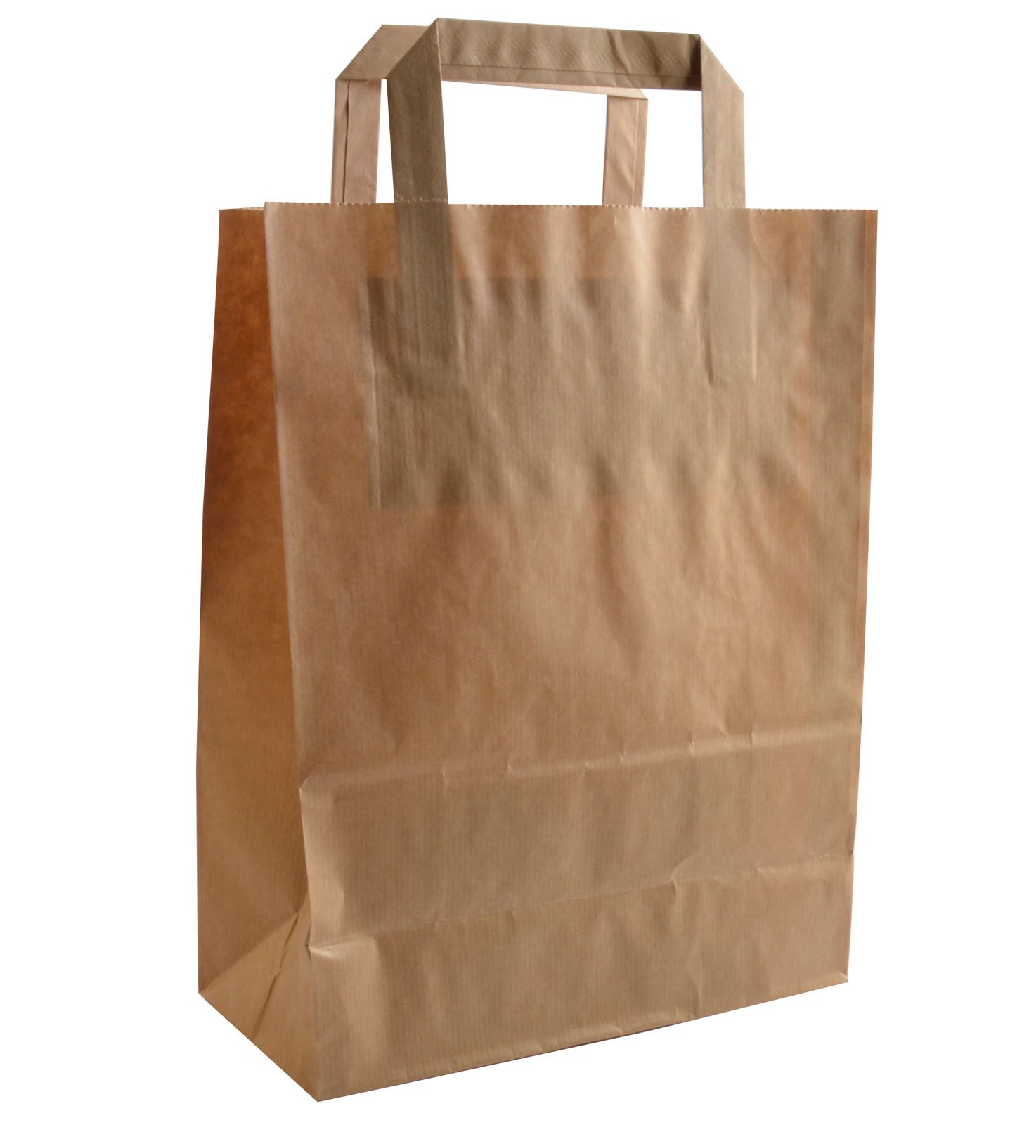Vaessen creative • Beutel aus Kraftpapier, braun, mit flachem Griff, 50 Stück, 32 x 17 x 25 cm