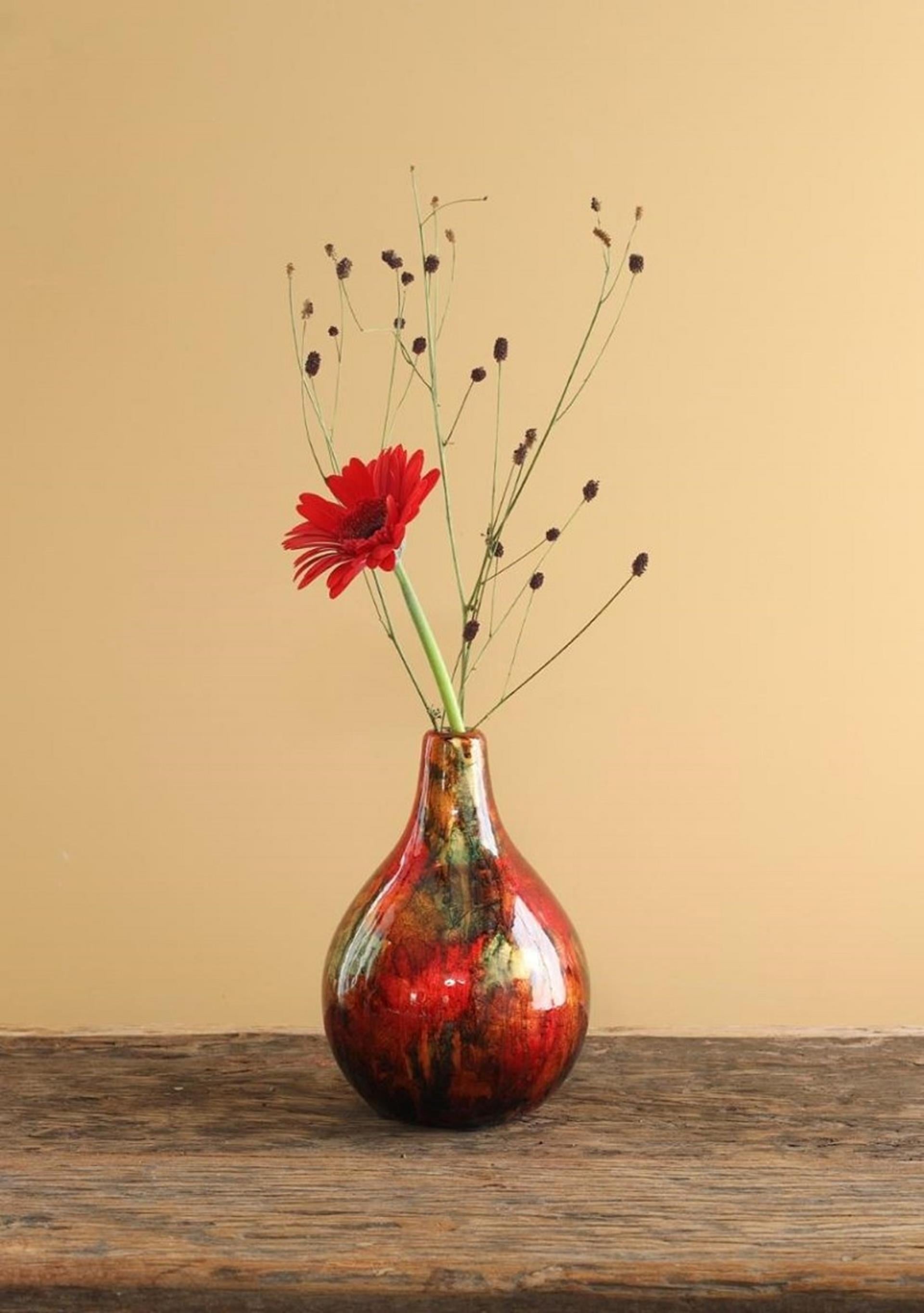 Ideas 4 Seasons Dazzle Vase ø12xh18cm rubinrot