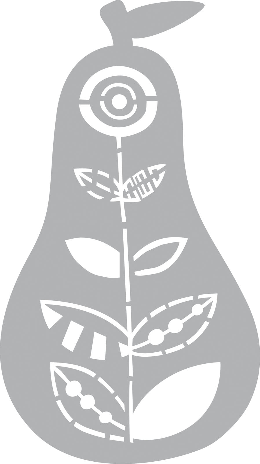 Vaessen creative • Maskenschablone A5 Birne
