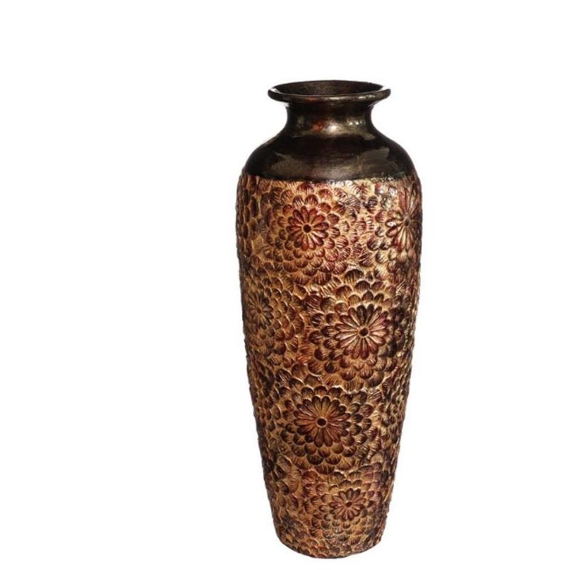 Ideen 4 Jahreszeiten Dazzle Vase Blume braun ø15xh41cm
