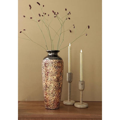 Ideen 4 Jahreszeiten Dazzle Vase Blume braun ø15xh41cm