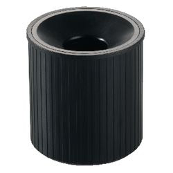 Büroklammerhalter Helit schwarz magnetisch