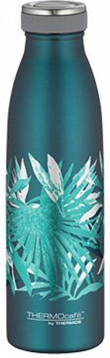 Thermos tc Trinkflasche – 0,5 Liter – lagunenblaue Palmen