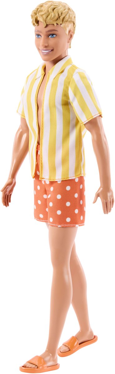 Ken-Puppe im Barbie-Fashionistas-Stil – mit blonden Haaren in einer Matte