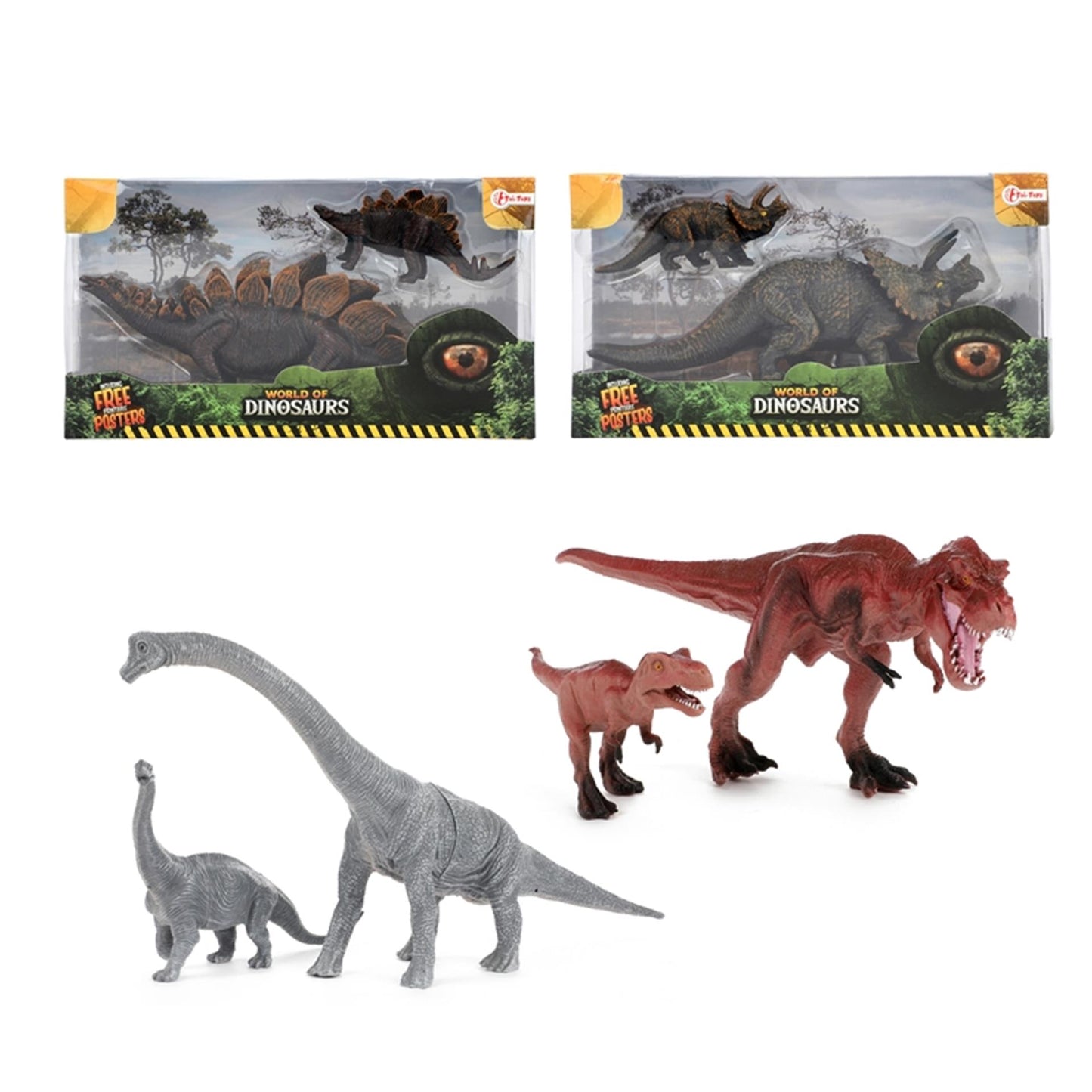 Welt der Mutters Mutter mit dem Kinderstegosaurus