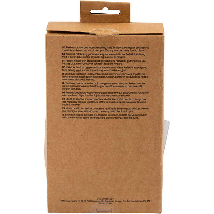 Creativ Company Silikonform, Weihnachtsbäume, H: 8+11 cm, T 5+7 cm, 2 Stück 1 Box