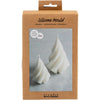 Creativ Company Silikonform, Weihnachtsbäume, H: 8+11 cm, T 5+7 cm, 2 Stück 1 Box