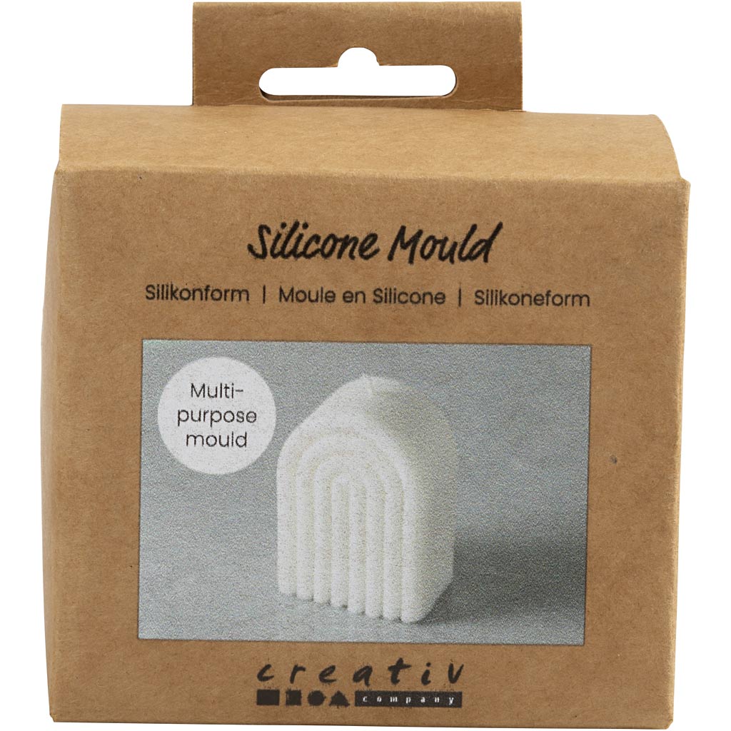 Creativ Company Silikonform, Bogen, H: 8 cm, T 4 cm, B: 5,5 cm, 1 Stück 1 Box