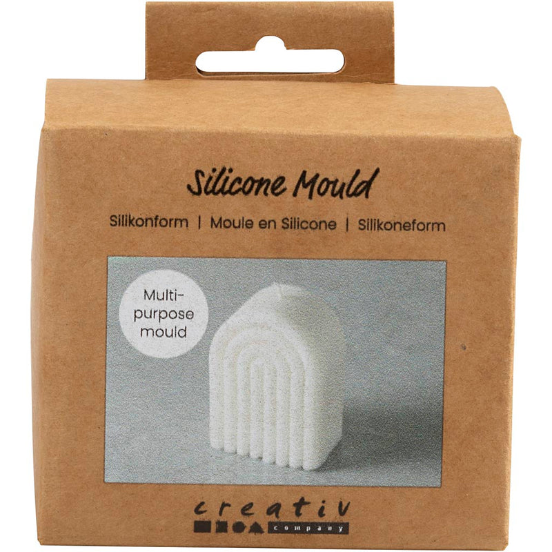 Creativ Company Silikonform, Bogen, H: 8 cm, T 4 cm, B: 5,5 cm, 1 Stück 1 Box