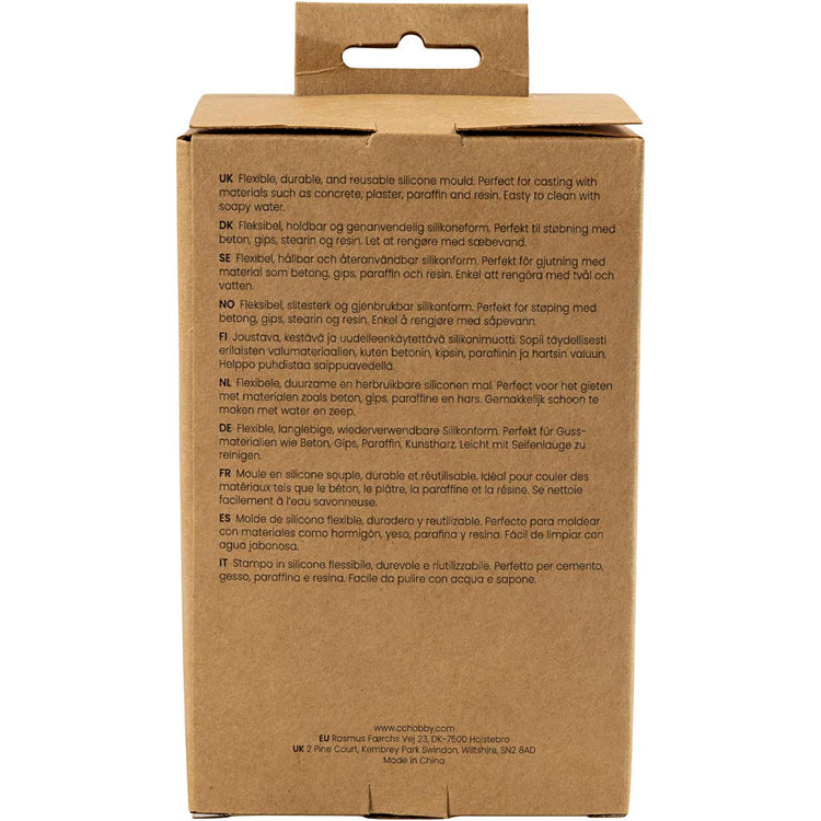 Creativ Company Silikonform, Weihnachtsmann, H: 10 cm, B: 6,5 cm, matt transparent, 1 Stück 1 Box