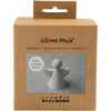 Creativ Company Silikonformen, Engel:, H: 9,5 cm, B: 7 cm, matt transparent, 1 Stück 1 Box