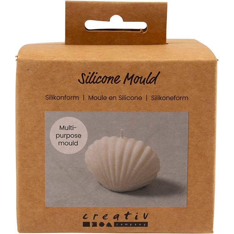 Creativ Company Silikonform, Muschel, H: 6 cm, L: 9 cm, B: 5 cm, 1 Stück
