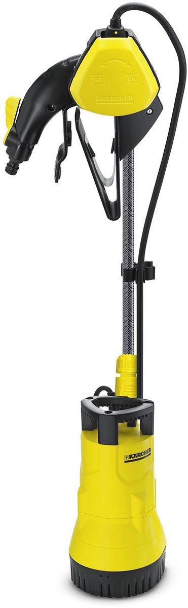 Kärcher BP 1 Fass-Bewässerungspumpe – Regenfasspumpe – Wasserleistung 3.800 l·h – Förderhöhe 11 m – Pumpentiefe 7 m