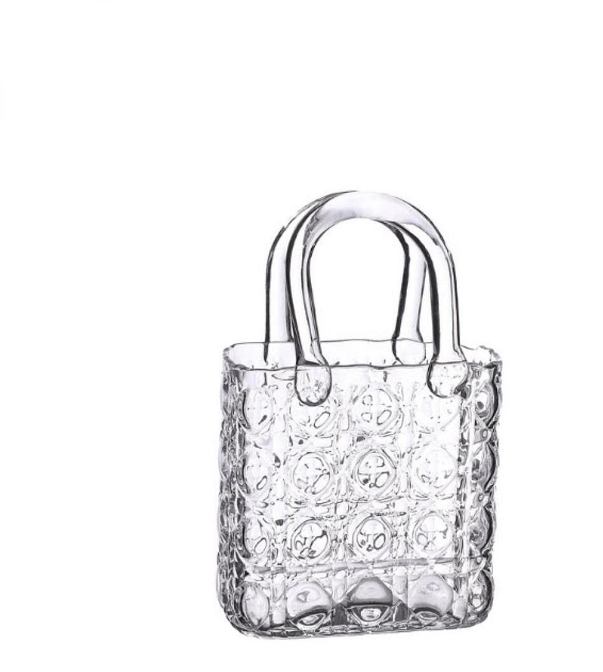 Ideen 4 Jahreszeiten Elysee Glashandtaschenvase 14x9,5x22cm