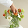 Ideen 4 Jahreszeiten Elysee Glashandtaschenvase 19x11x28cm
