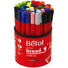 Berol Stift, D 10 mm, Liniendicke 1-1,7 mm, verschiedene Farben, 42 Stück 1 Box