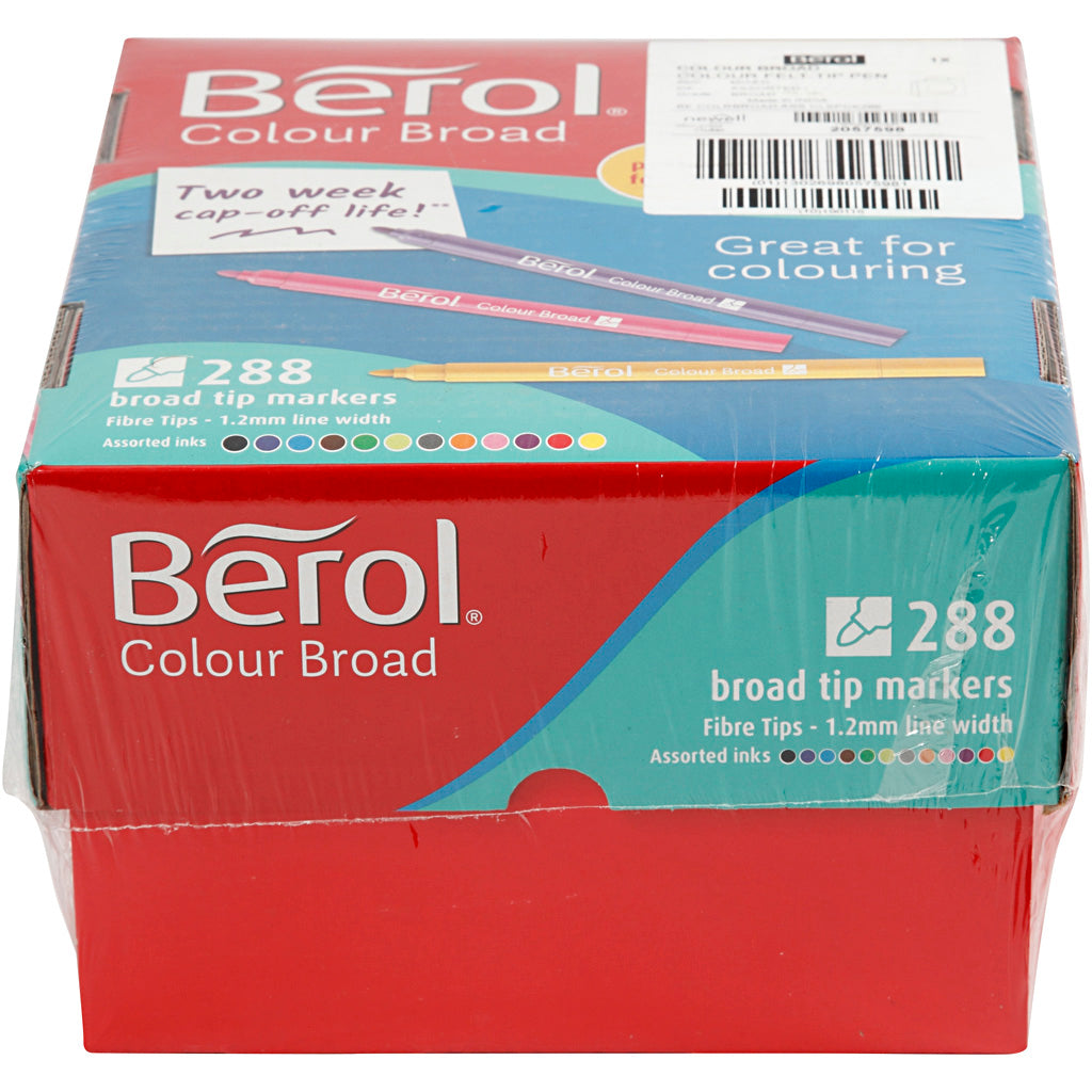 Berol Stift, Liniendicke 1-1,7 mm, verschiedene Farben, 288 Stück 1 Box