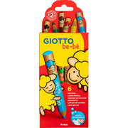 Giotto Buntstifte, L: 10,5 cm, Stärke 13 mm, Mine 6 mm, verschiedene Farben, 6 Stück 1 Box - afbeelding 2