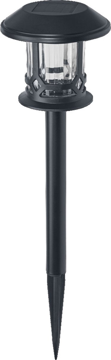 Ledvance Smart+ Outdoor-Bluetooth-Gartenspieß mit Solarenergie, mit einstellbarem Weißlicht (3000 K-6500 K) + Farblicht, ohne Strom nutzbar, Brenndauer bis zu acht Stunden, Schutzart IP44, Schwarz