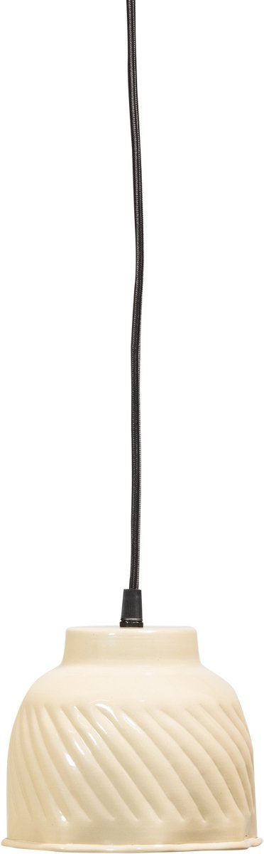 Woood Arleso Hängelampe – Metall – Sandbeige – 15 x 14 x 14