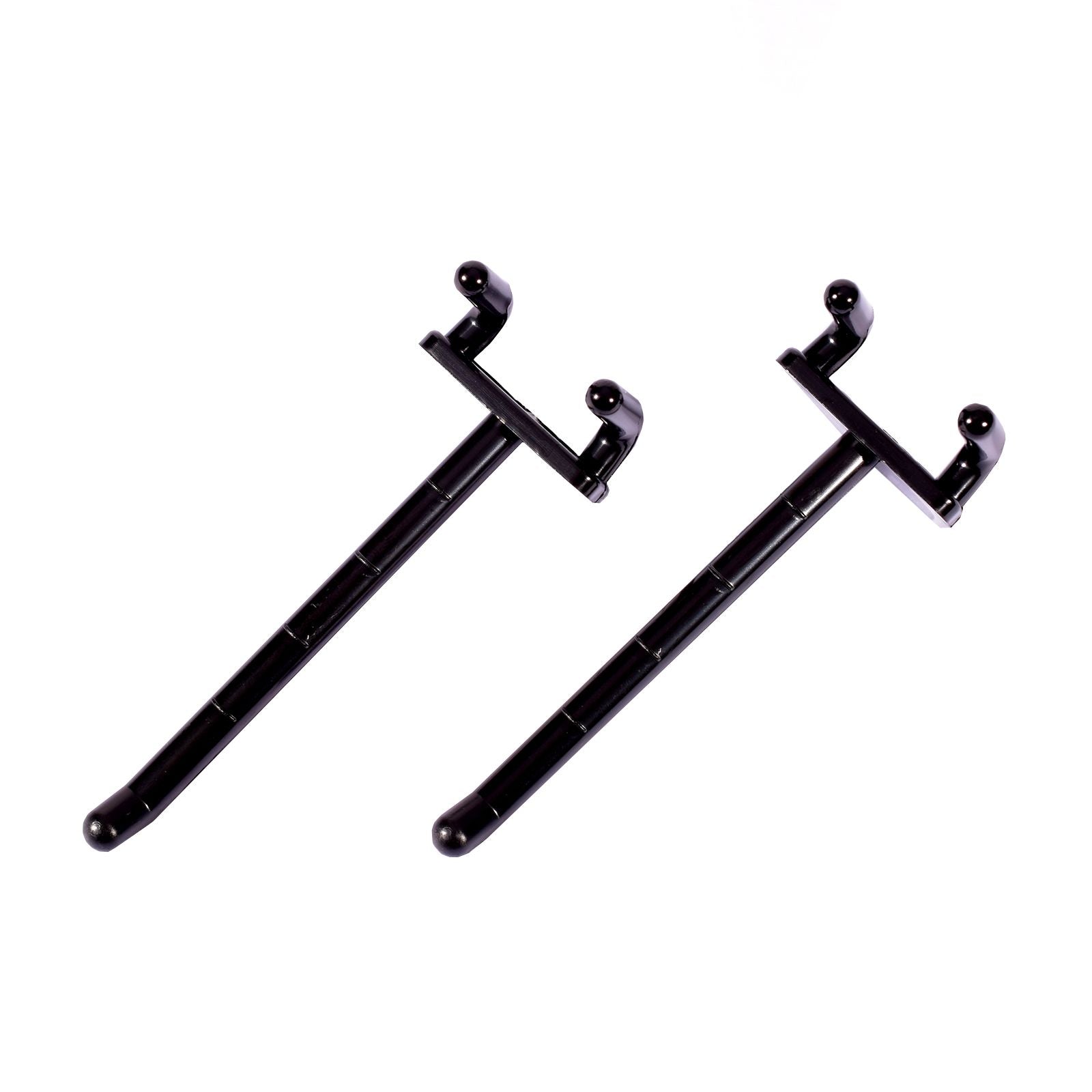 Vaessen creative • Haken Kunststoff zum Aufhängen 7,5 cm schwarz 64 Stk