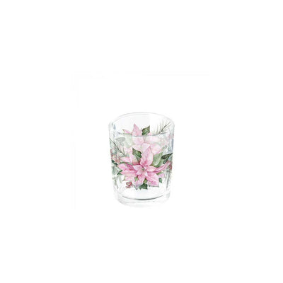 Ambiente Teelichthalter rosa Weihnachtsstern