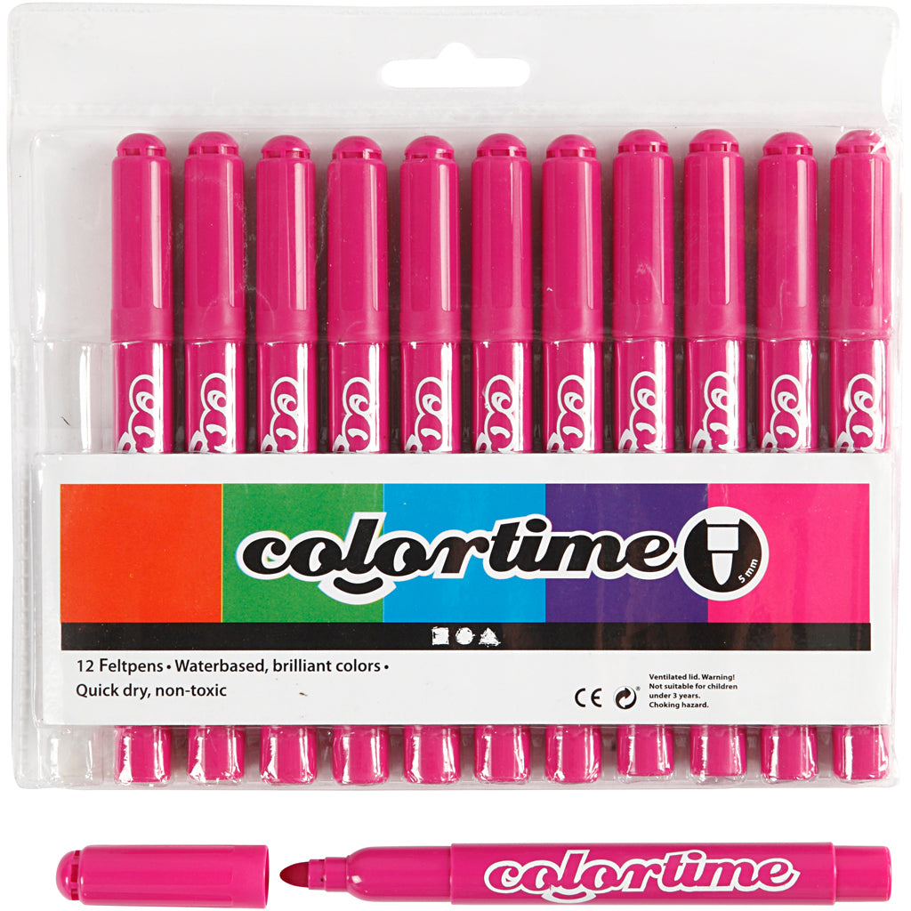 Pink Jumbo Marker, 12st.