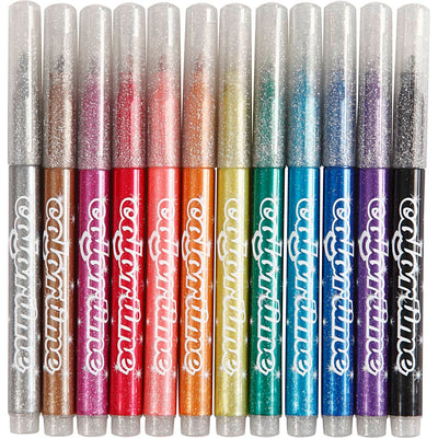 Glitzerstifte, 12st.