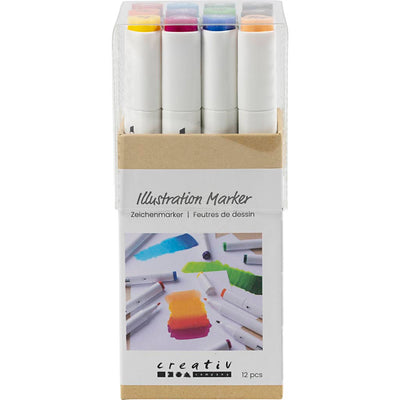 Creativ Company Drawing Pen Standard Colors, 12st.