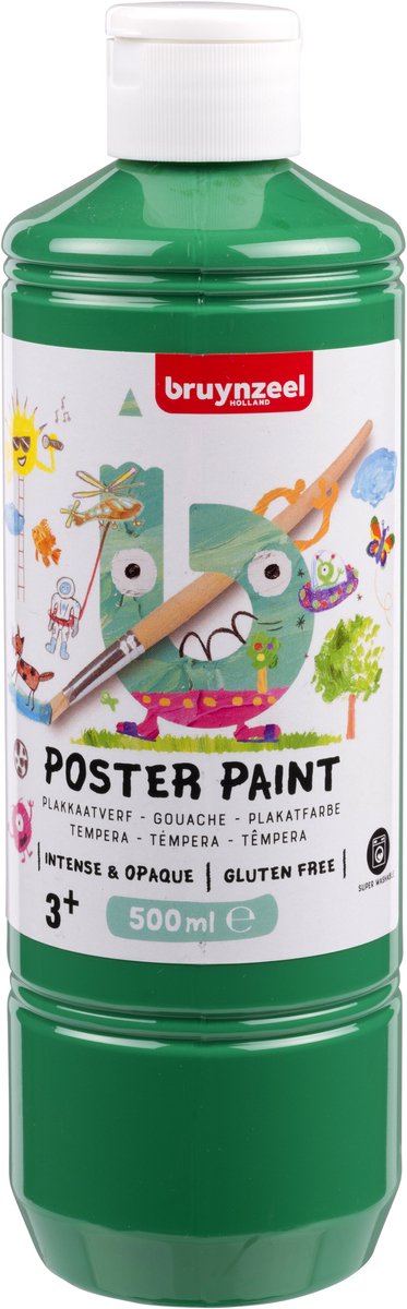 Bruynzeel • Gouache-Plakatfarbe 500 ml grün