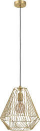 Hängelampe im Eglo-Stil – E27 – ø 33 cm – Gold