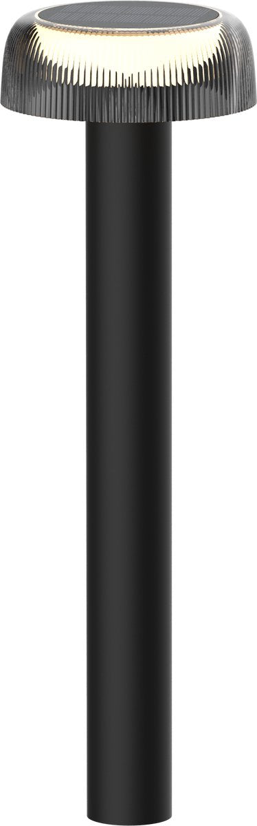 Luxform – Hybrid, 1x Yukon-Wegeleuchte, 20 100 200 lm, Rotgussgrau