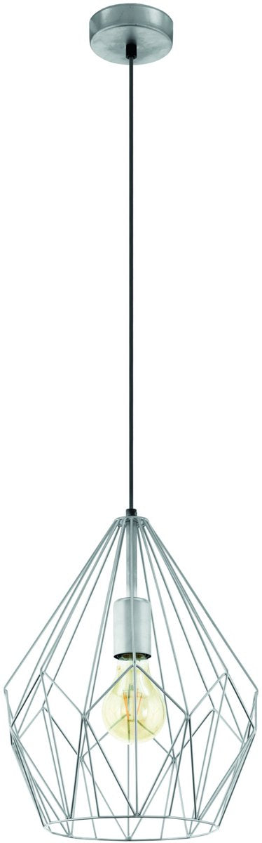 Eglo Carlton Hängelampe – E27 – ø 31 cm – Silber