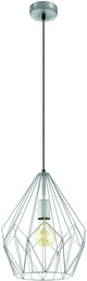 Eglo Carlton Hängelampe – E27 – ø 31 cm – Silber