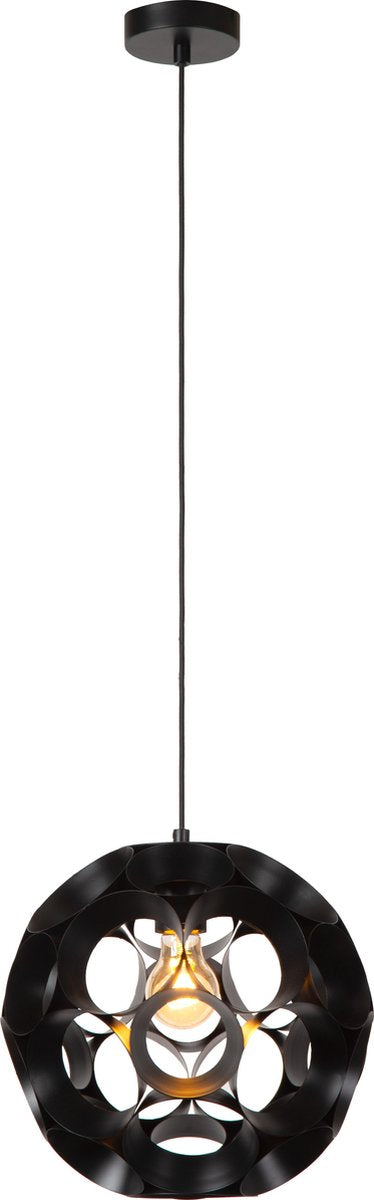 Lucide hannelore - Hängelampe - ø 30 cm - 1xe27 - schwarz