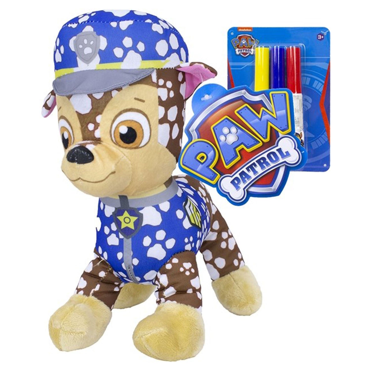 Paw Patrol Farbe kuschelndes Spielzeug mit Markierungen - Verfolgungsjagd