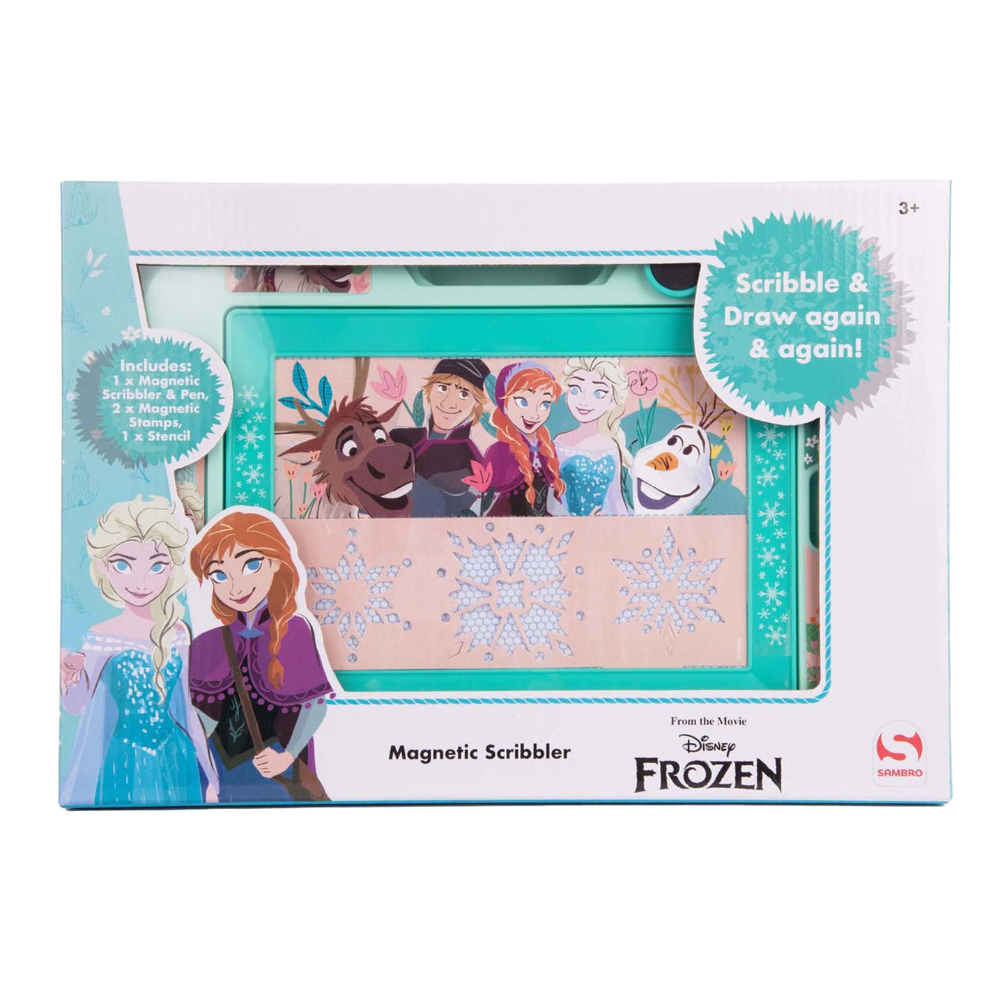 Sambro Frozen Magnetic Zeichenplatte, 5dlg.