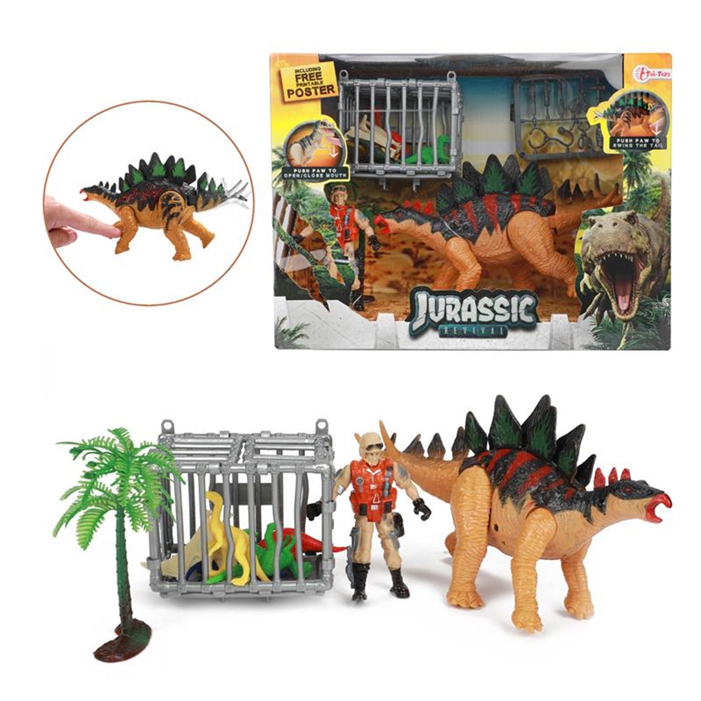 World of Dinosaurs Stegosaurus-Spielset